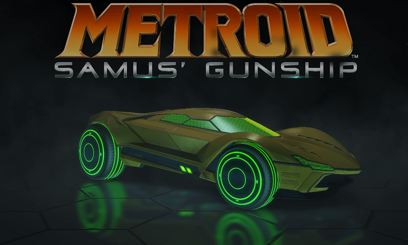 rocket league exclusive nintendo switch battle-cars - metroid samus’ gunship